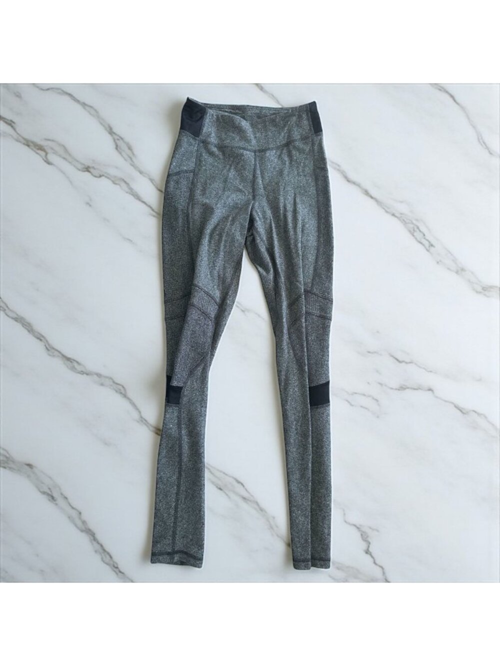 LULULEMON Womens Gray Black Leggings Size 4